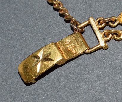 AC - JEWELRY in 21K yellow gold (875 /°°)...