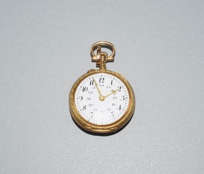 MONTRE GOUSSET in 18K (750/°°) yellow gold,...