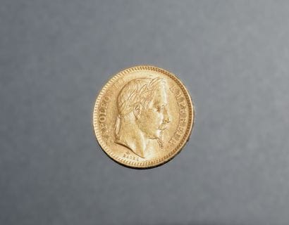PIECE de 20FR Napoléon 1862. PB: 6.45g