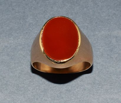 CHEVALIER in 18K (750 /°°) yellow gold adorned...