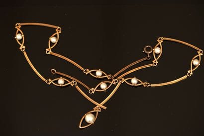 NECKLACE in articulated 18K (750/°°) yellow...