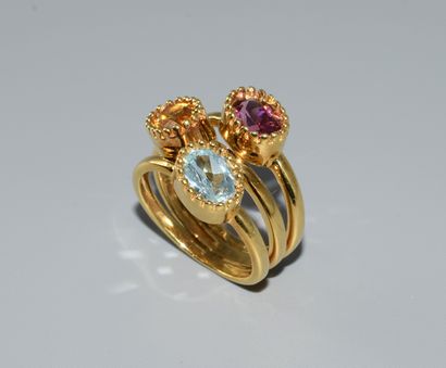 18K (750/°°) yellow gold 