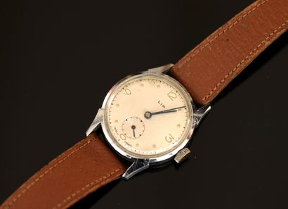 LIP - MONTRE bracelet d'homme en acier, fond...