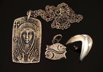 SET in silver min 800/°° comprising 1 