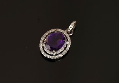 925/°° silver pendant with black patina,...