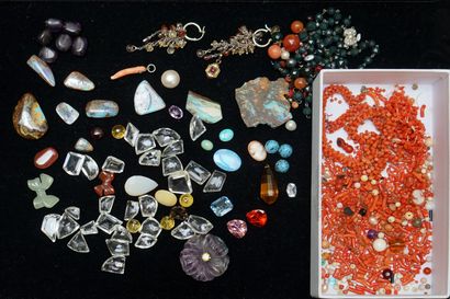 STONE SET on paper including: boulder OPALS,...