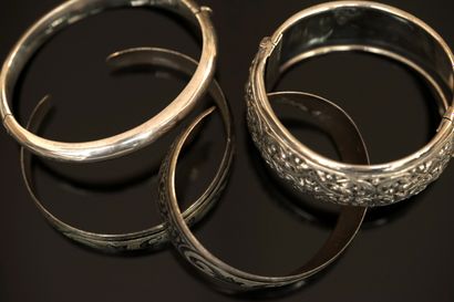 SET in silver min 800/°° and silver plate...