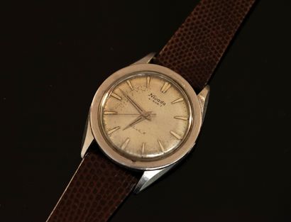 NIVADA - MONTRE bracelet d'homme en acier,...