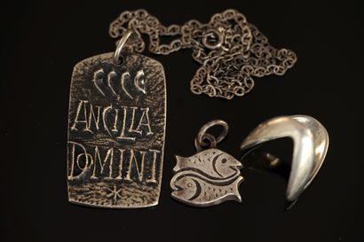SET in silver min 800/°° comprising 1 