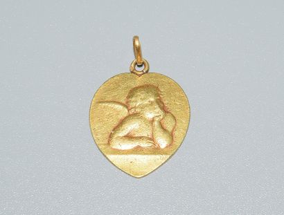 SET of 3 medals in 18K (750/°°) yellow gold....