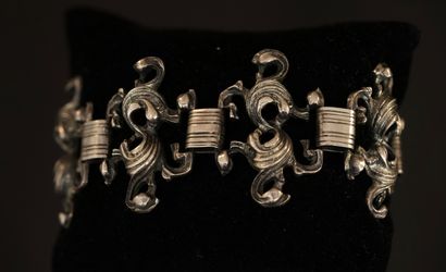 AC- BRACELET in silver min 800/°°, links...