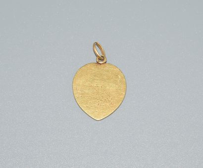 SET of 3 medals in 18K (750/°°) yellow gold....