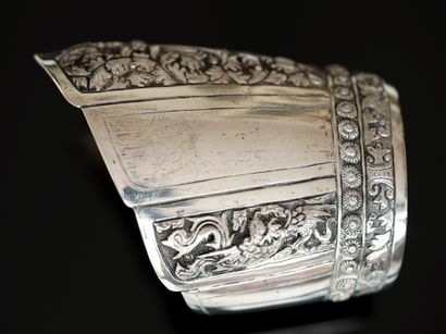 Important silver cuff bracelet min 800/°°...