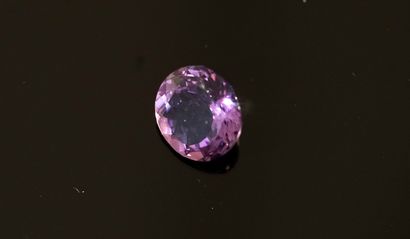 Round faceted AMETHYST on paper for 14.40cts,...