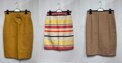 CERRUTI, MAX MARA and WEILL - SET of 3 knee-length...