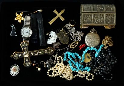 FANTAISIE - Gilt or silver-plated metal SET...