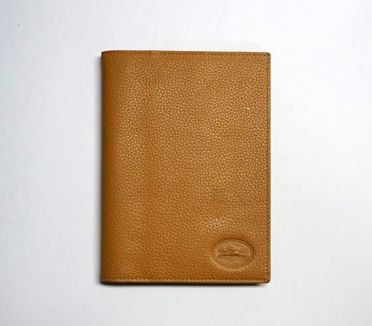 LONGCHAMP - ALBUM photo holder in gold grained...