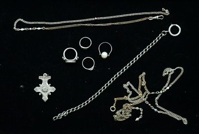 FANTAISIE - silver-plated SET including 4...