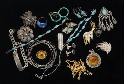 FANTAISIE - Gilded or silvered metal ENSEMBLE...