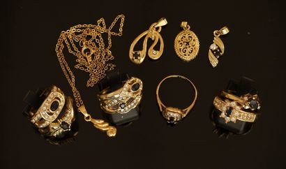 FANTAISIE - Gilded or gold-plated metal and...