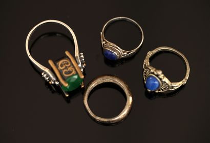 Gilded or silver-plated metal SET comprising...
