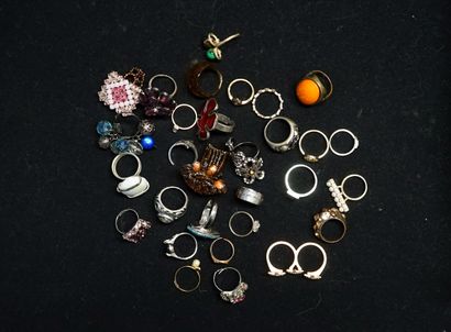 FANTAISIE - SET OF silver or gold-plated...