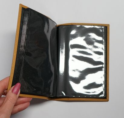 LONGCHAMP - ALBUM photo holder in gold grained...