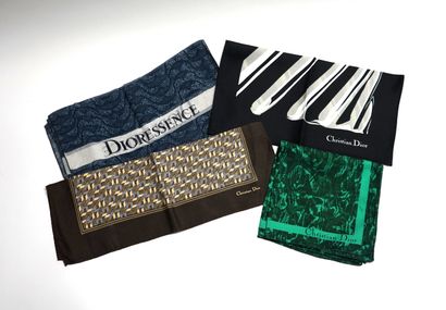 DIOR - SET of 3 clutches and 1 small choker...