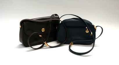 POURCHET - 2 BAGS with adjustable shoulder...