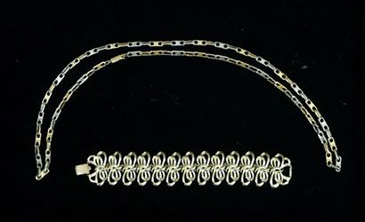 CORO - BRACELET in gold-plated metal with...
