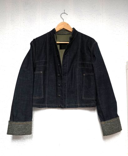 MARITHE et François GIRBAUD - Dark blue denim...