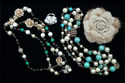 FANTAISIE - Floral-themed SET in synthetic...