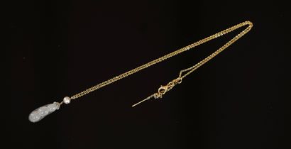 FANTAISIE - FINE gold-plated necklace with...