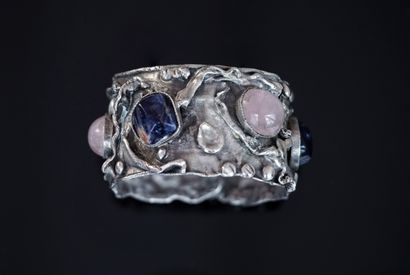 BRACELET MANCHETTE by designer in silver...