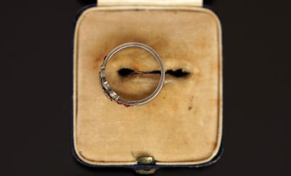 Silver and silver-gilt FAITH RING, boar hallmark,...