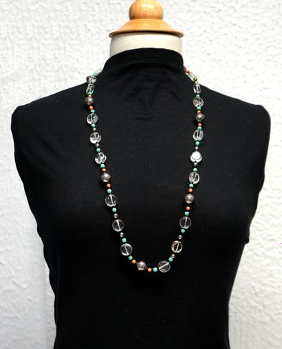 FANTAISIE - SAUTOIR in transparent, green,...