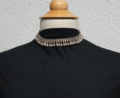 COLLERETTE NECKLACE in silver min 800/°°...