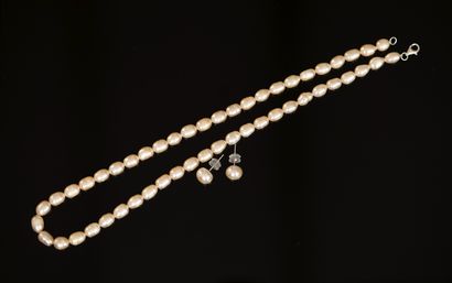 ENSEMBLE comprenant 1 COLLIER RAS DE COU...