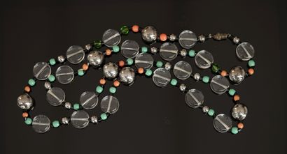FANTAISIE - SAUTOIR in transparent, green,...