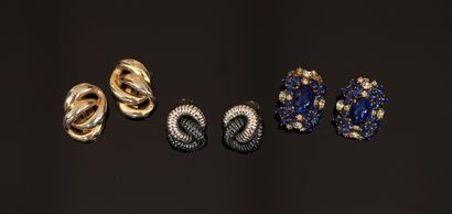 FANTAISIE - SET in gilded or silvered metal...