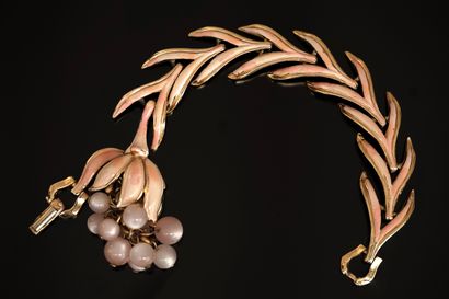FANTAISIE - BRACELET in gilded metal with...