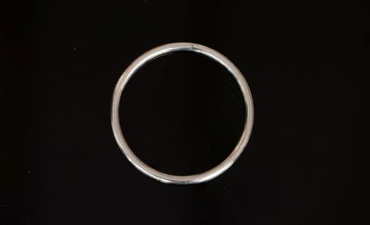 JONC BRACELET in silver, crab hallmark and...