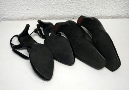 VINTAGE - SET of 4 PAIRS OF Moccasin, strappy...