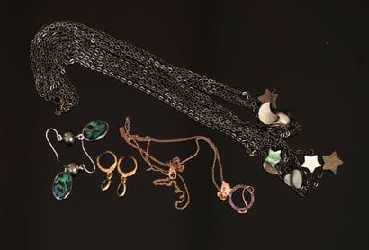 FANTAISIE - Gilded, silvered and patinated...