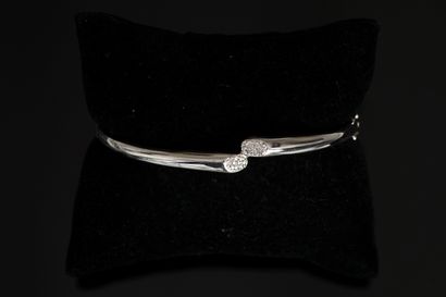 Rigid opening JONC in 925/°° silver, the...