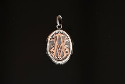 Min. 800/°° silver and 18k (750/°°°) rose...