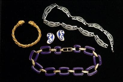 FANTAISIE - Gilded or silver-plated metal...