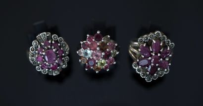 SET in 925/°° silver including 2 RINGS set...