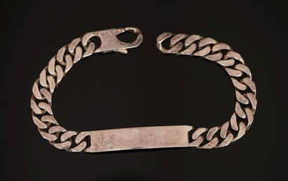 GOURMETTE in silver, Minerve hallmark, unengraved....