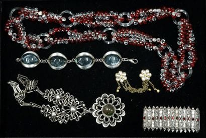 FANTAISIE - Silver-plated, gilt metal and...